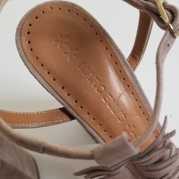 Marc Ellis Fringe Suede Sandals - Picture 7 of 8